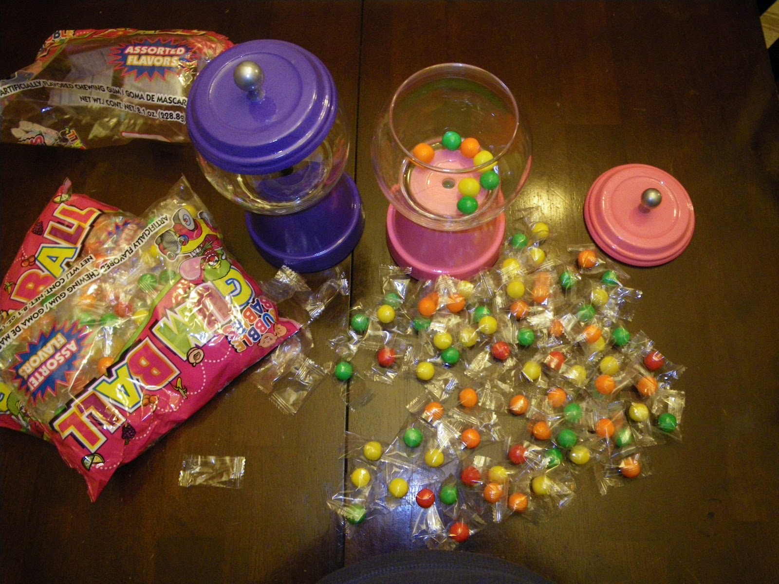 Gumball Machine Maple Toy Candy Dispenser Solid Wood Nostalgic