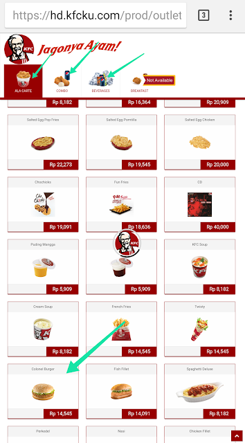 Cara Pesan Makanan di KFC Cara Pesan Makanan di KFC