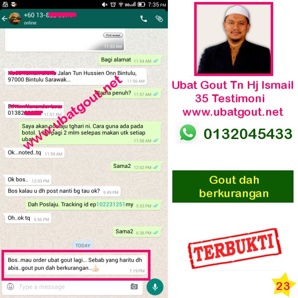 ubat gout