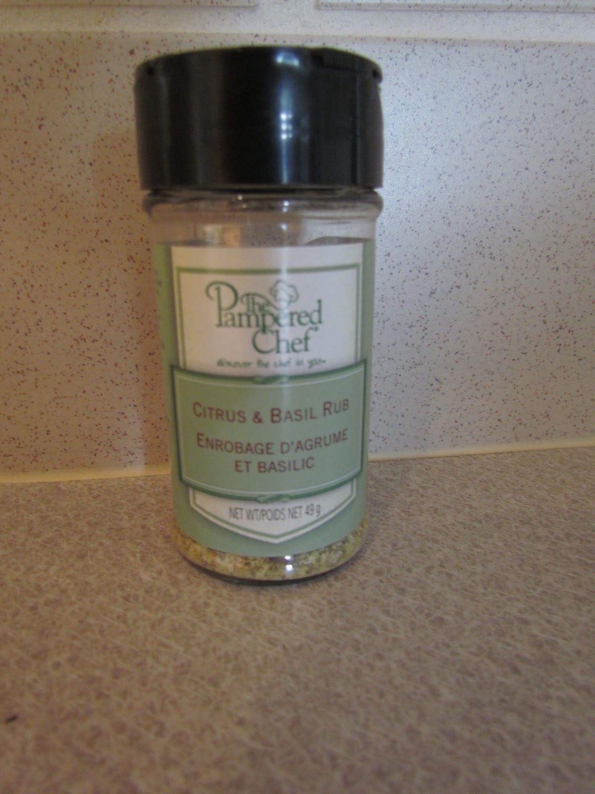 Cooking Illustrated Pampered Chef Citrus & Basil Rub Grilled Salmon