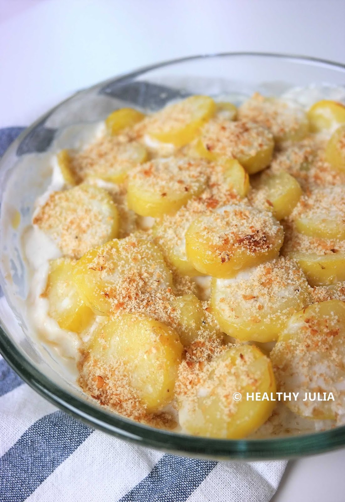 Gratin De Pomme De Terre Healthy GRATIN DE POMMES DE TERRE À LA CRÈME DE COCO #VEGAN - Healthy Julia