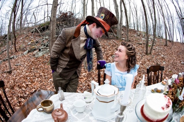 Alice in Wonderland - Themed Wedding Photos