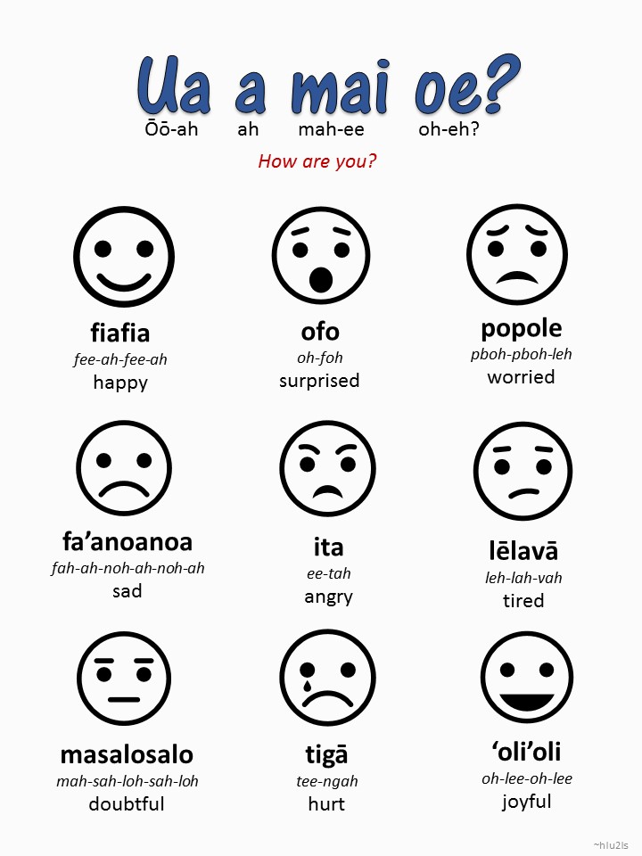 Samoan for Kids How are you? Ua a mai oe? 👍😊