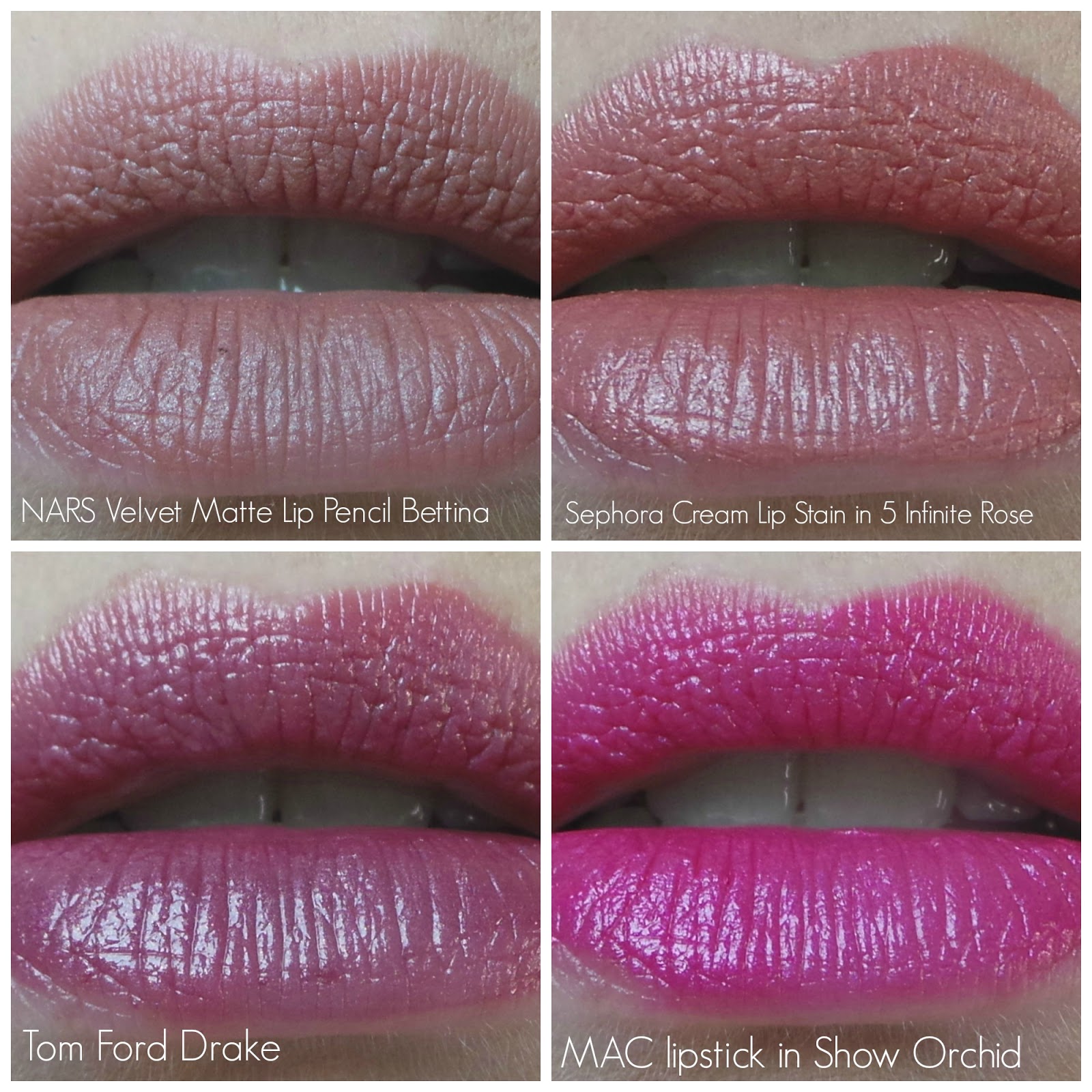 metallic lips