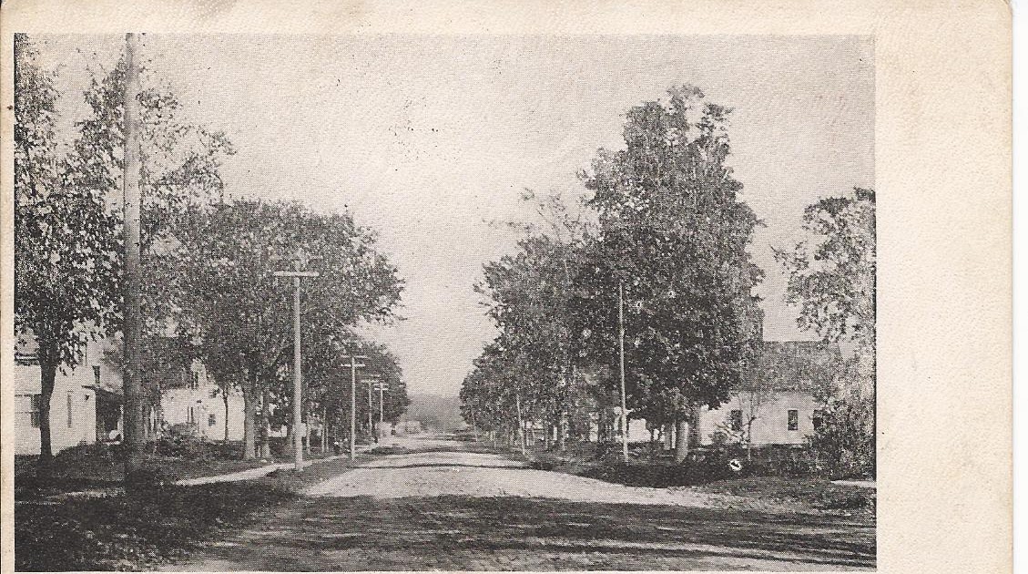Lincoln Of Troy >> Heirlooms Reunited: 1905 Postcard of Academy Street at Hartland, Maine Lincoln Of Troy >> Heirlooms Reunited: 1905 Postcard of Academy Street at Hartland, Maine