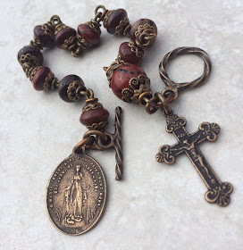 All Beautiful Catholic Beads: Past Rosary Bracelets Gallery