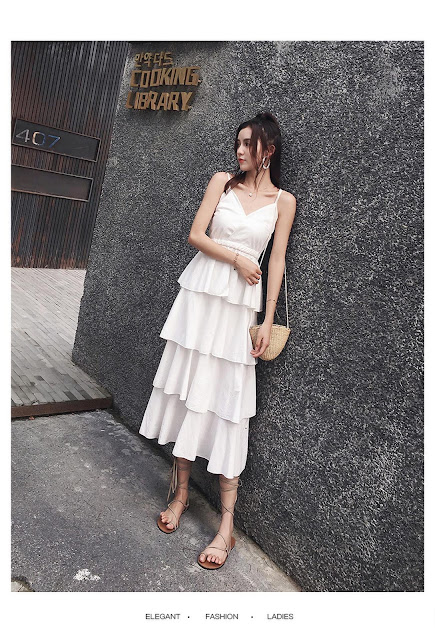 Váy maxi đi biển M464 Vay maxi di bien M464