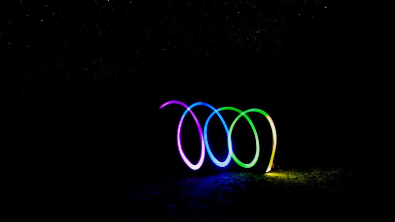 Light Graffiti and Sky Full of Stars 2