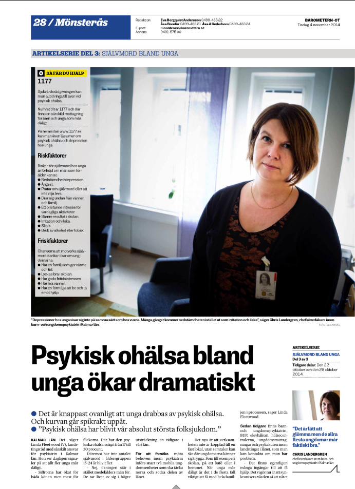 Om Allt och Inget Artikeln i Barometern / Oskarshamns Tidningen