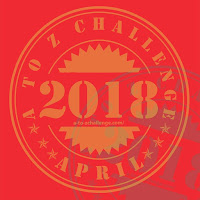 #AtoZchallenge 2018 badge