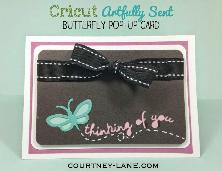 Close To My Heart Artfully Sent Butterfly Pop-up card