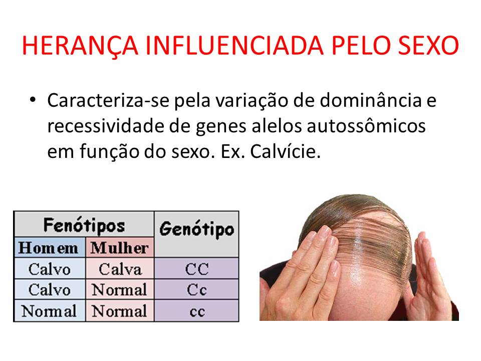 BIOLOGIA COM A PROFESSORA EDILENE: HERANÇA SEXUAL - GENÉTICA