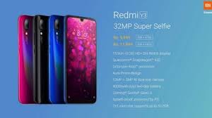 Harga Redmi Y3 dan Spesifikasi Lengkap. Ponsel Selfie Termurah!