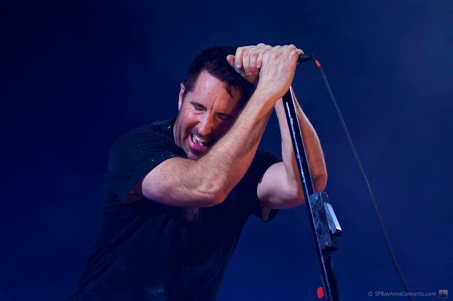 Trent Reznor of Nine Inch Nails @ the Bill Graham Civic (Photo: Kevin Keating)