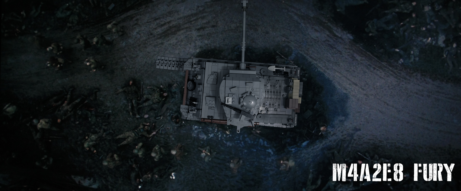 fury tank battle scene