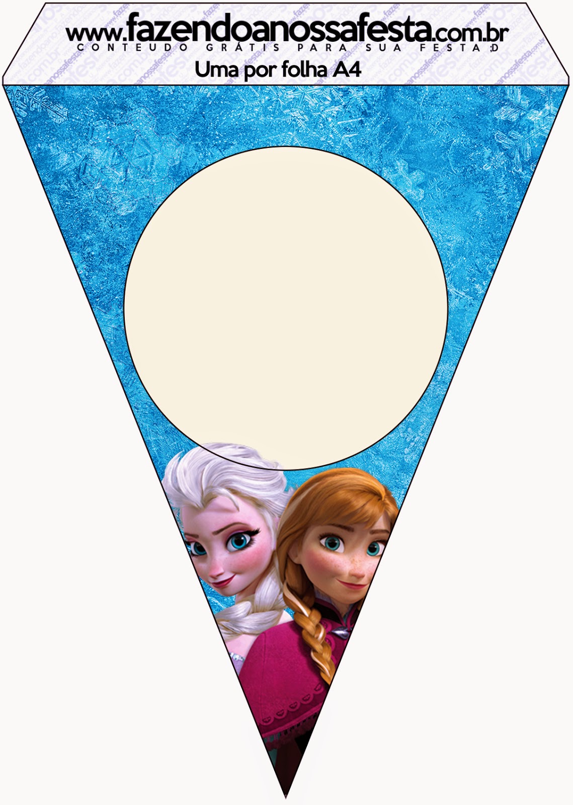 Frozen Azul y Púrpura: Imágenes, Fondos e Imprimibles Gratis para Fiestas. Para banderines.