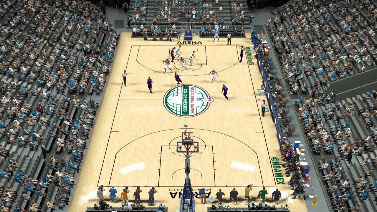NBA 2K17 NBA Global Games Ciudad de Mexico Court by Iron Knight NBA 2K17 NBA Global Games Ciudad de Mexico Court by Iron Knight