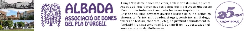 ALBADA "Associació de Dones del Pla d'Urgell"