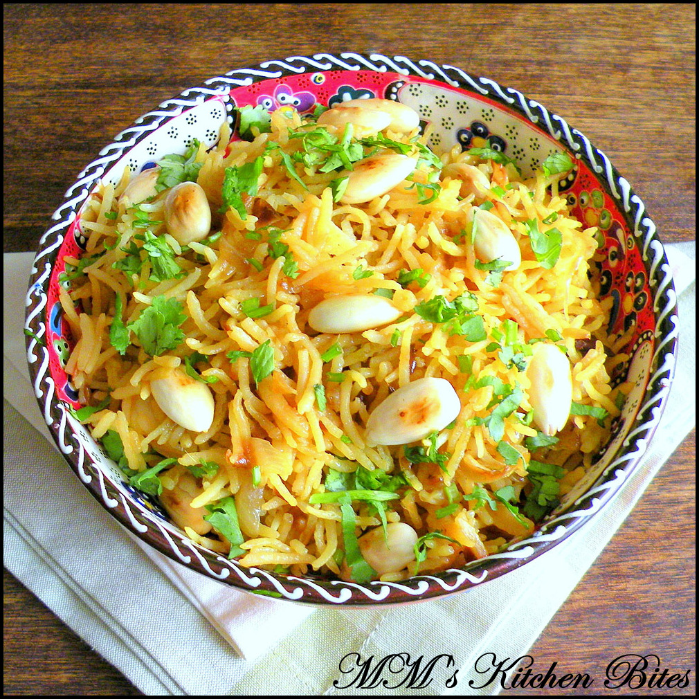 MM's Kitchen Bites Saffron rice...kuch peela ho jaye!!
