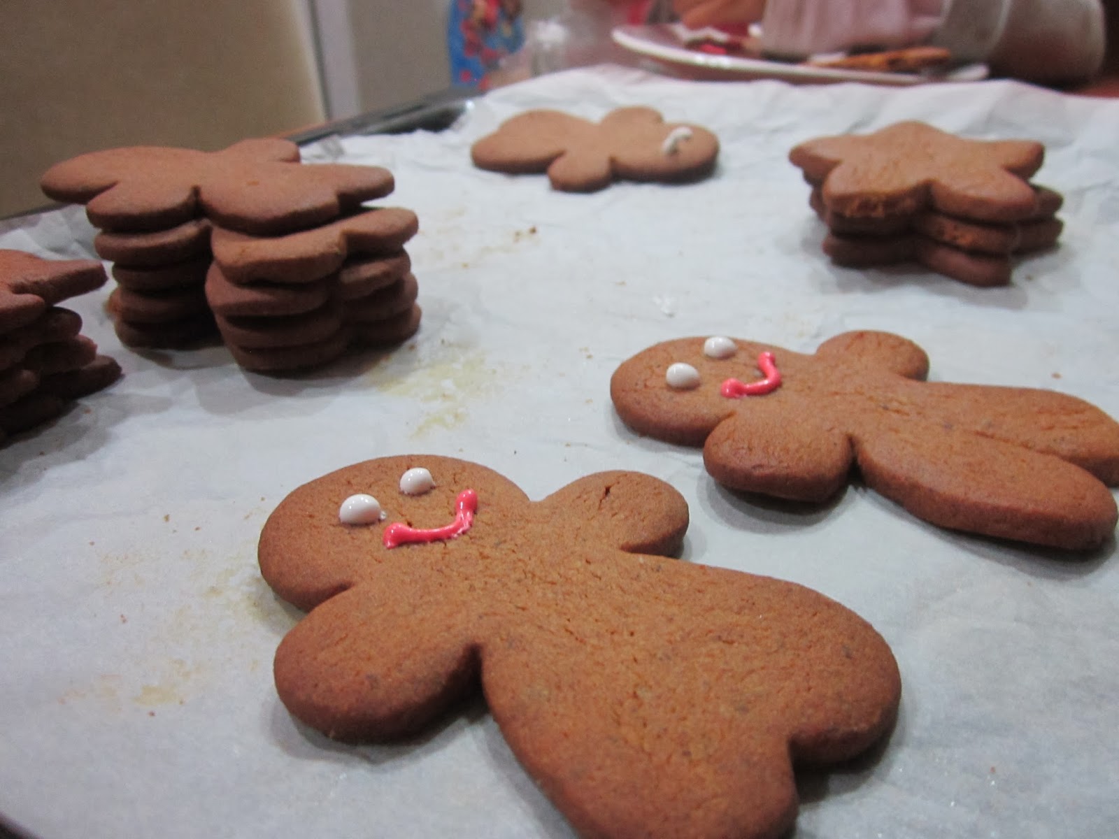 Gingerbread men-zencefilli kurabiye.