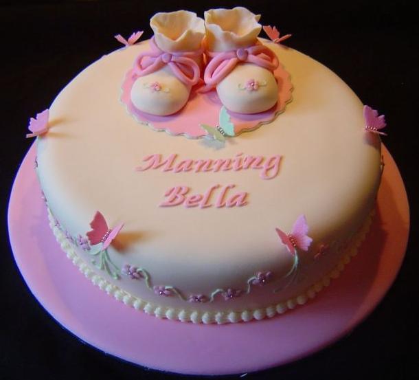 Baby Shower Cakes and Christening Cake Pictures to Greet in 2013