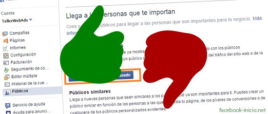 anuncios personalizados en facebook