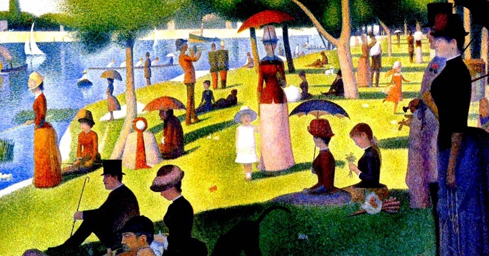 Aline Hannun - Artista Plástica: "Uma Tarde de Domingo na Ilha de Grande  Jatte" - Georges Pierre Seuraté