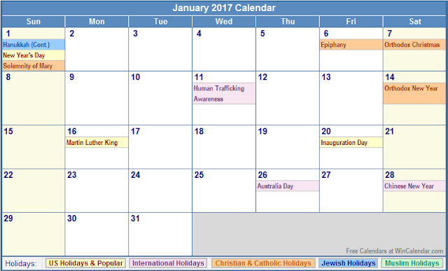 january 2017 calendar printable holidays pdf word january calendar holidays