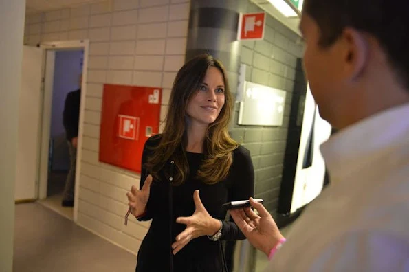 Princess Sofia Hellqvist of Sweden and Prince Carl Philip of Sweden attended a charity concert in Stockholm