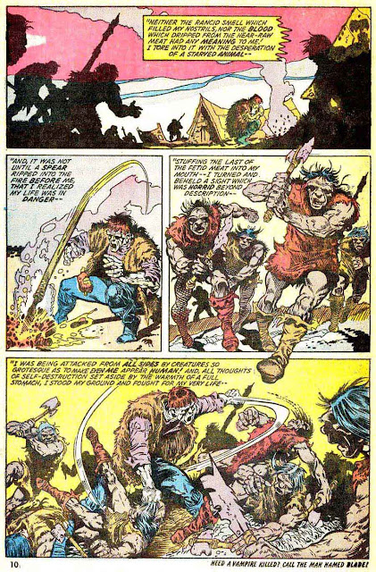 Frankenstein v2 #4 marvel comic book page art by Mike Ploog Frankenstein v2 #4 marvel comic book page art by Mike Ploog