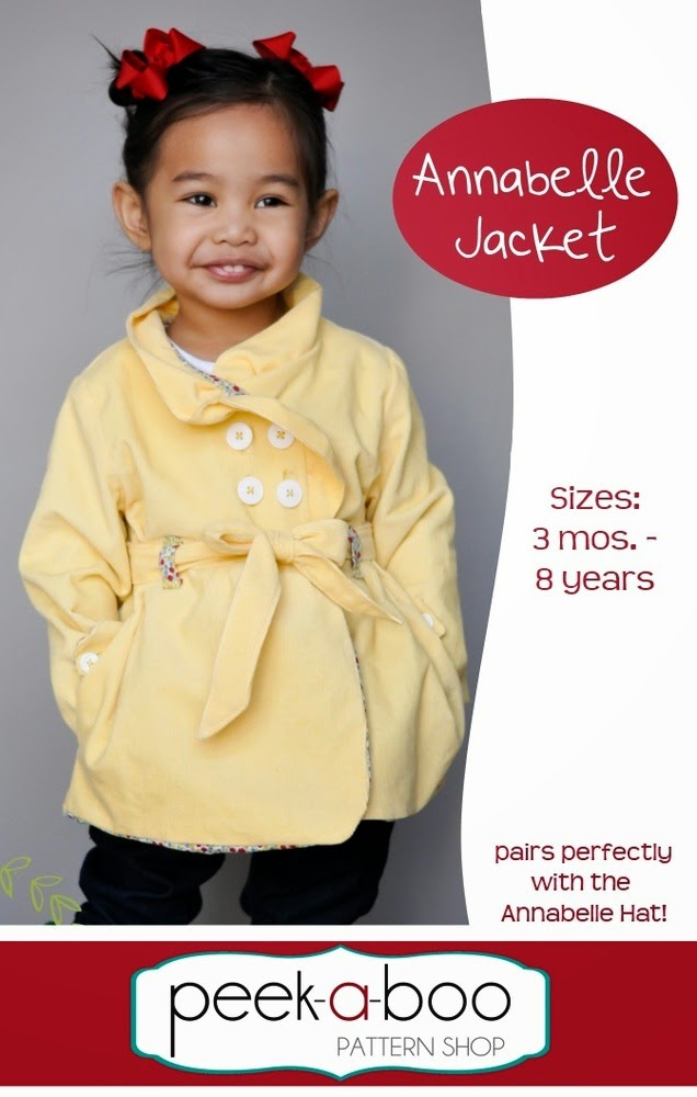 PiePie Designs: DIY Girl's Jacket: The Annabelle Jacket