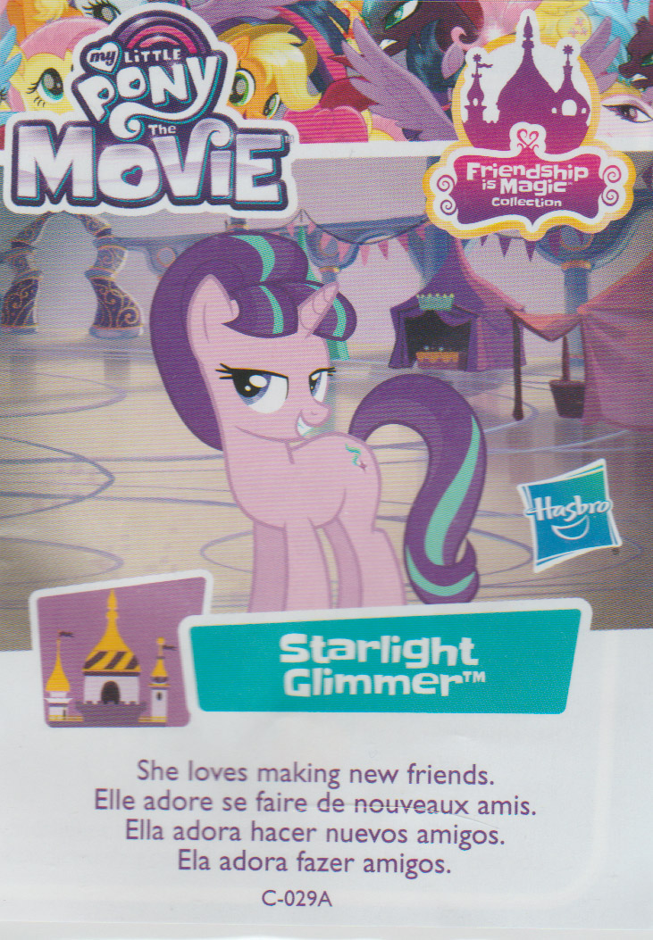 MLP Starlight Glimmer Blind Bag Cards MLP Merch