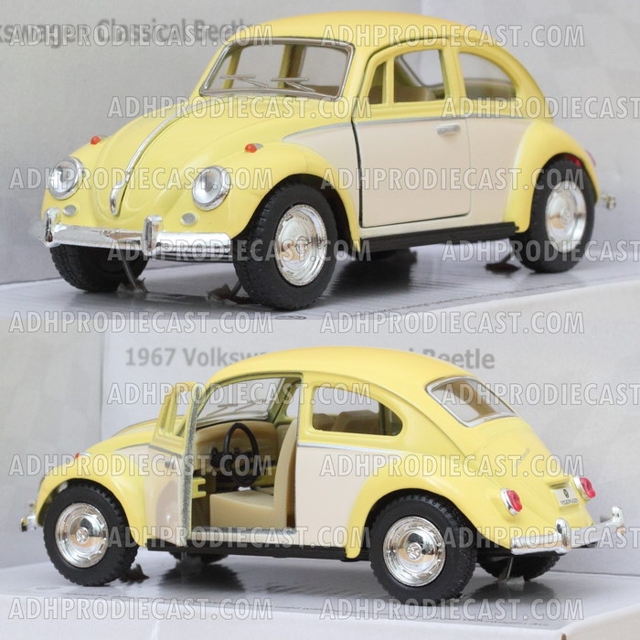Miniatur Mobil VW Beetle / Kodok 1967 Two Colors
