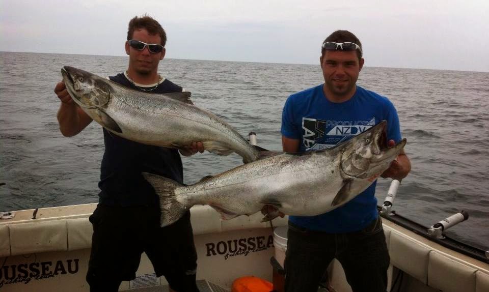 guide Lac Ontario saumon chinook . coho et truite steelhead