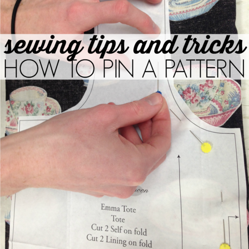 How to Pin a Pattern to Cut Fabric