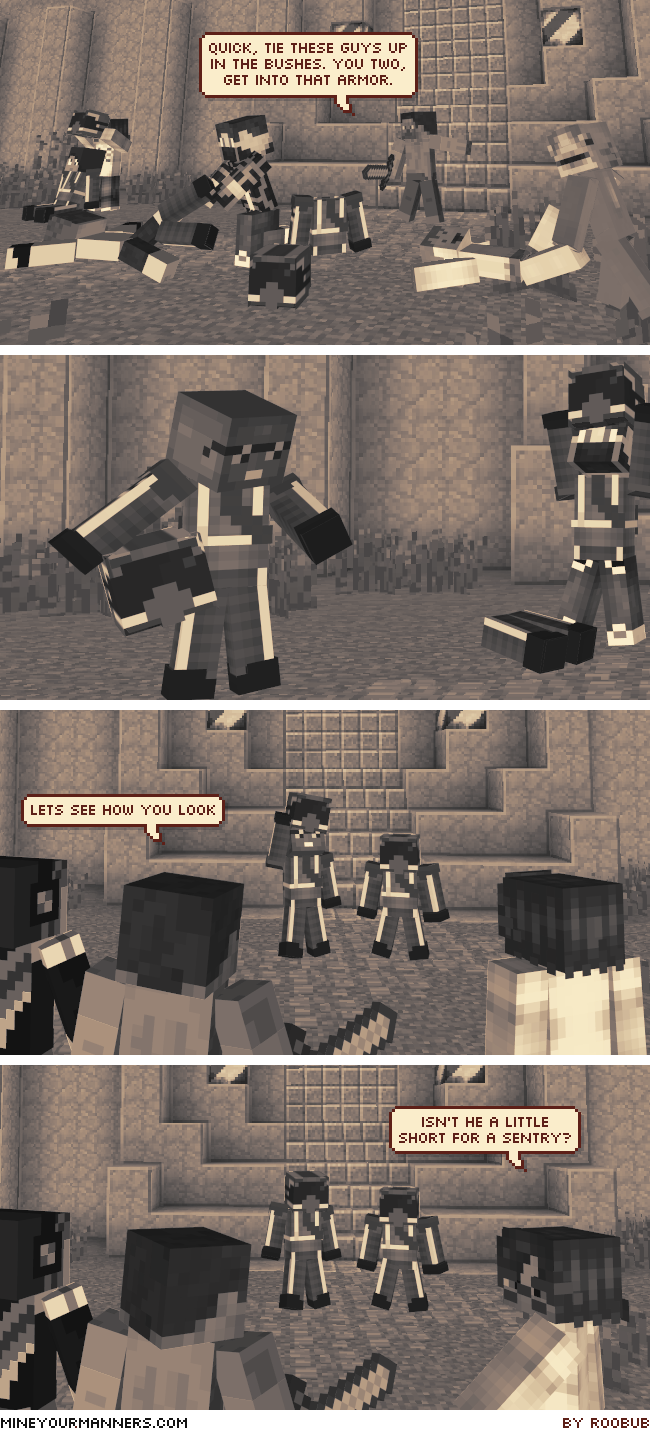 minecraft web comic
