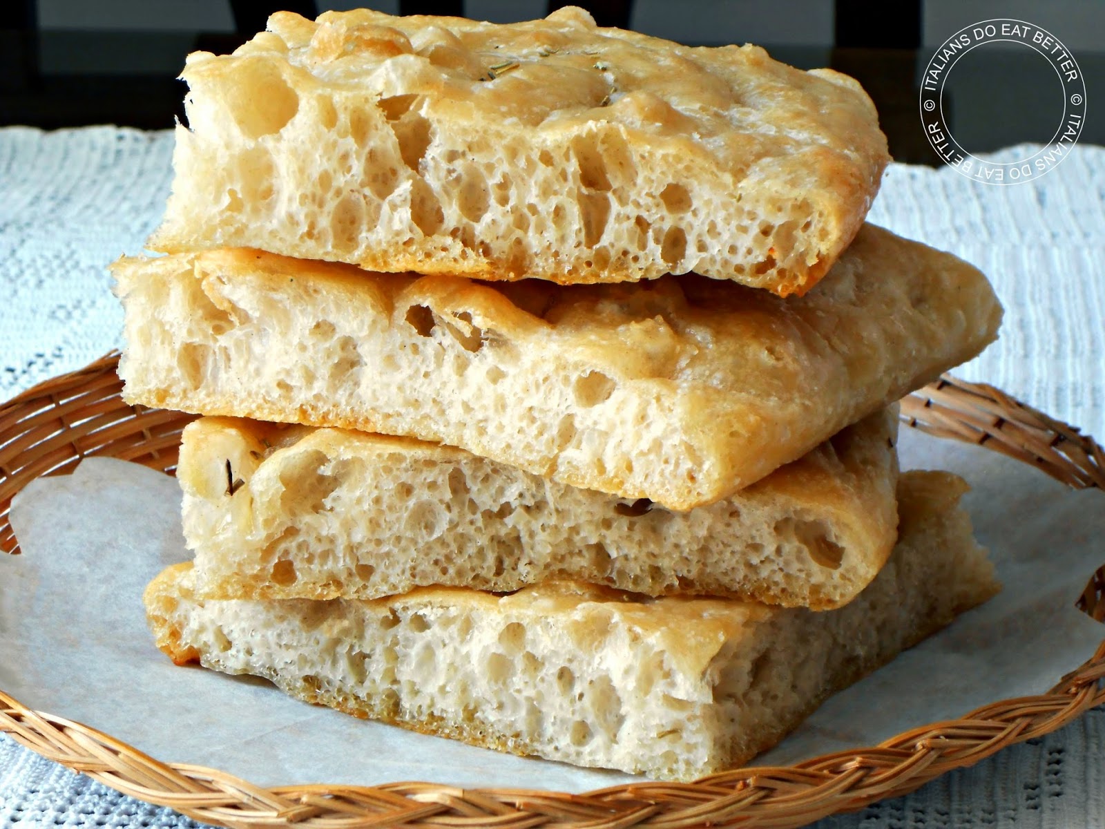 FOCACCIA GENOVESE ITALIANS DO EAT BETTER