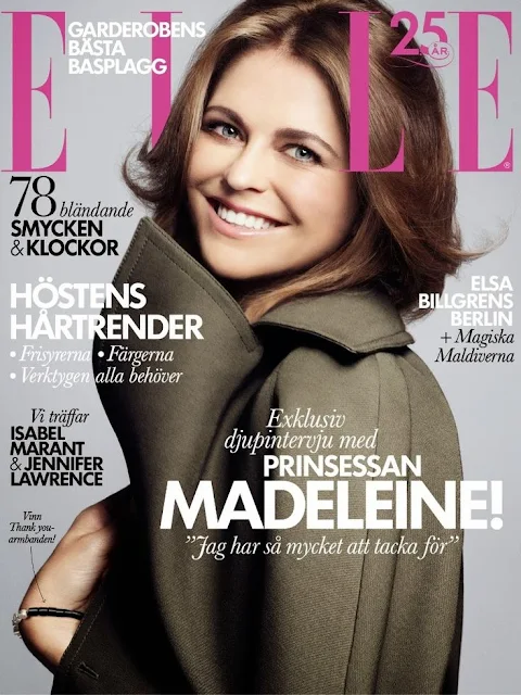 Princess Madeleine for Elle Sweden November 2013