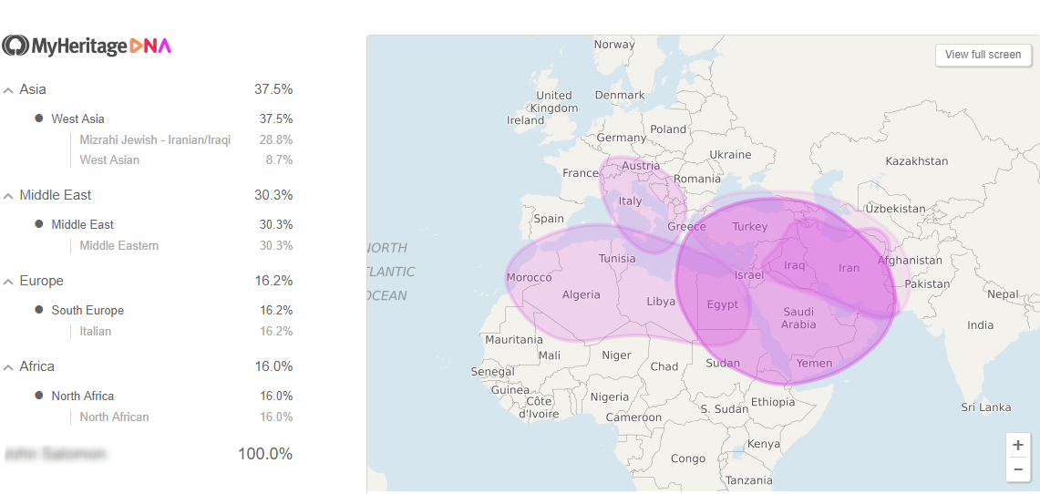 holy land dna the palestinian christians my heritage dna results