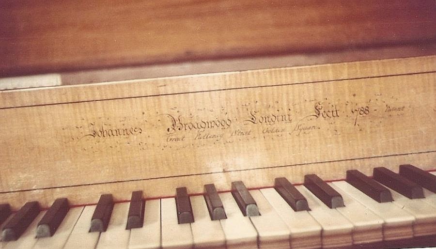 The Hans Adler Collection of Early Instruments Broadwood Piano, one of