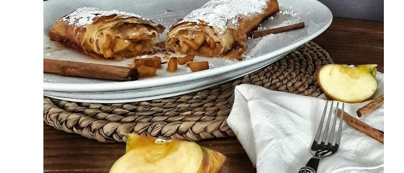 STRUDEL DE MANZANA Y PERA