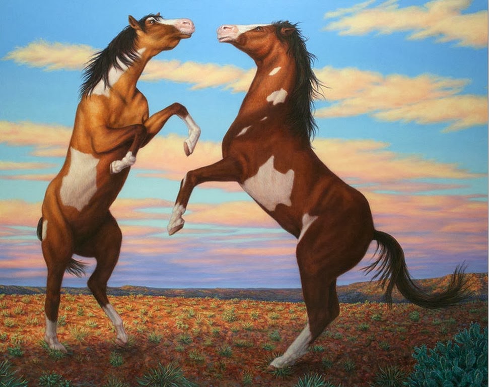 caballos-pintura