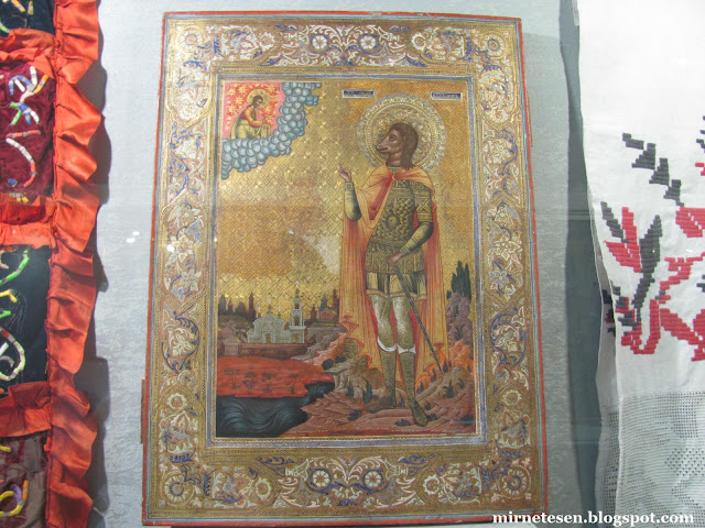 Музей истории Бурятии - старообрядческая икона "Святой Христофор"
