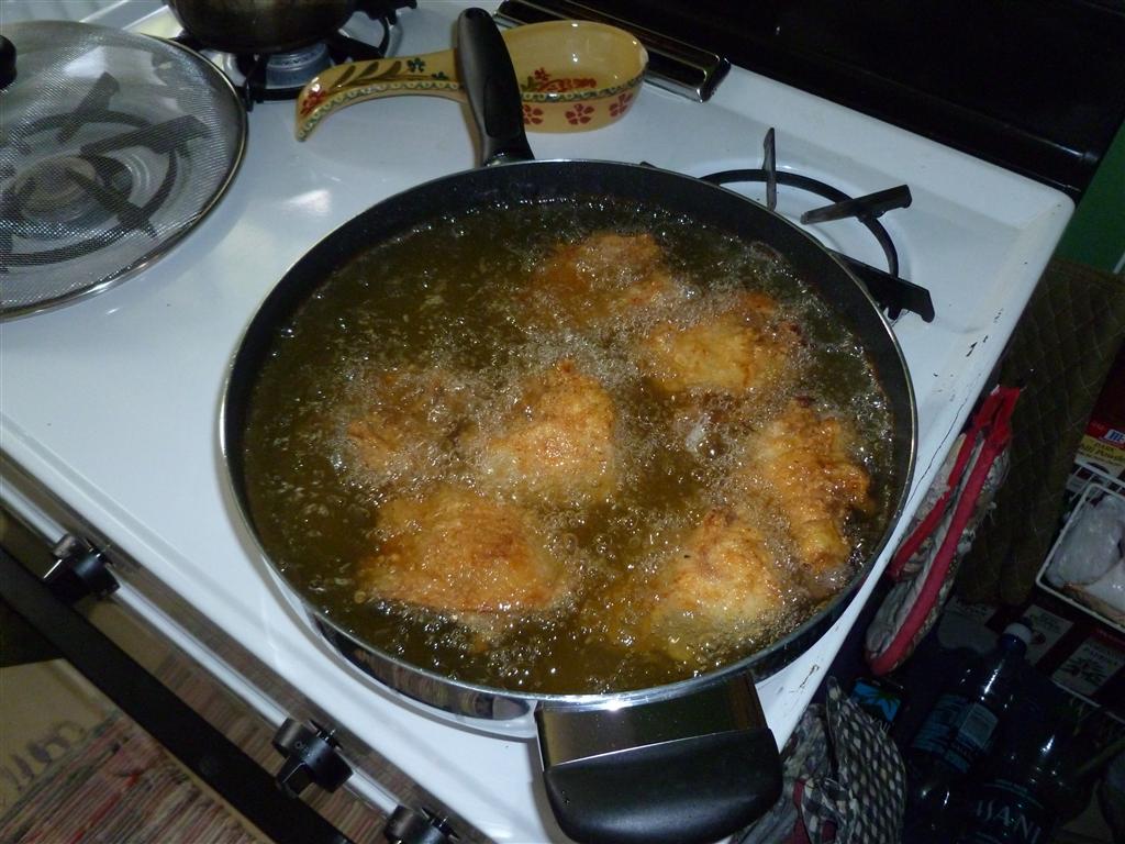 Guam Firehouse Cook Mustard Fried Chicken...Guam Style