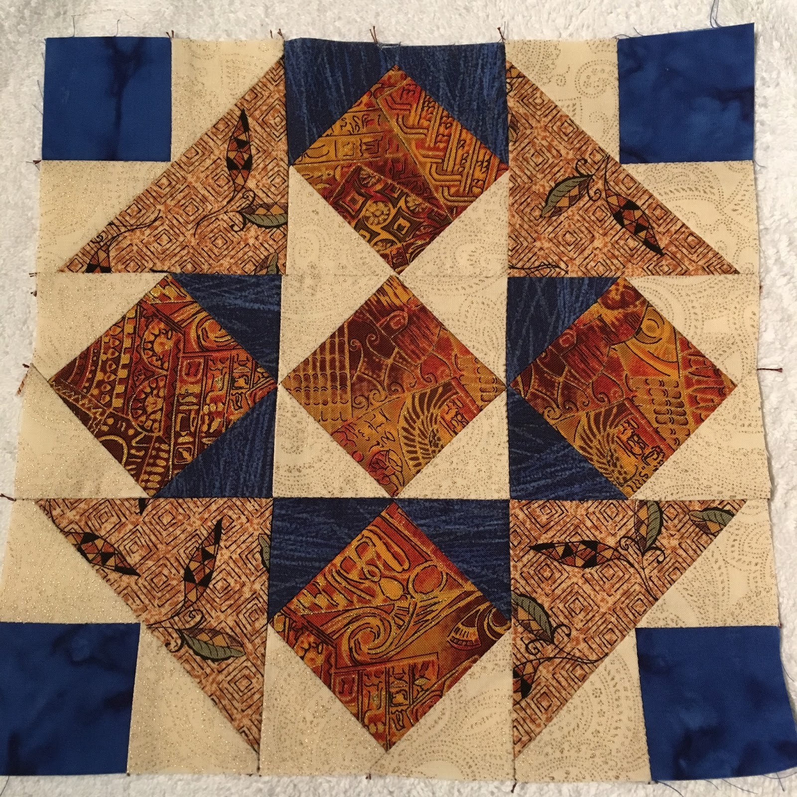 Pamelaquilts Finished or Not Jolie Quilt with an Egyptian theme