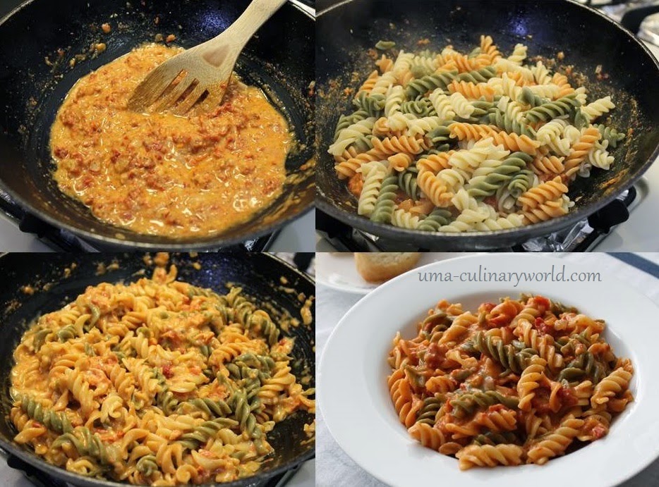 Creamy SunDried Tomato Pasta