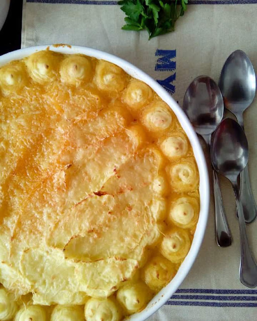 Shepherd pie a mi manera, pastel de carne