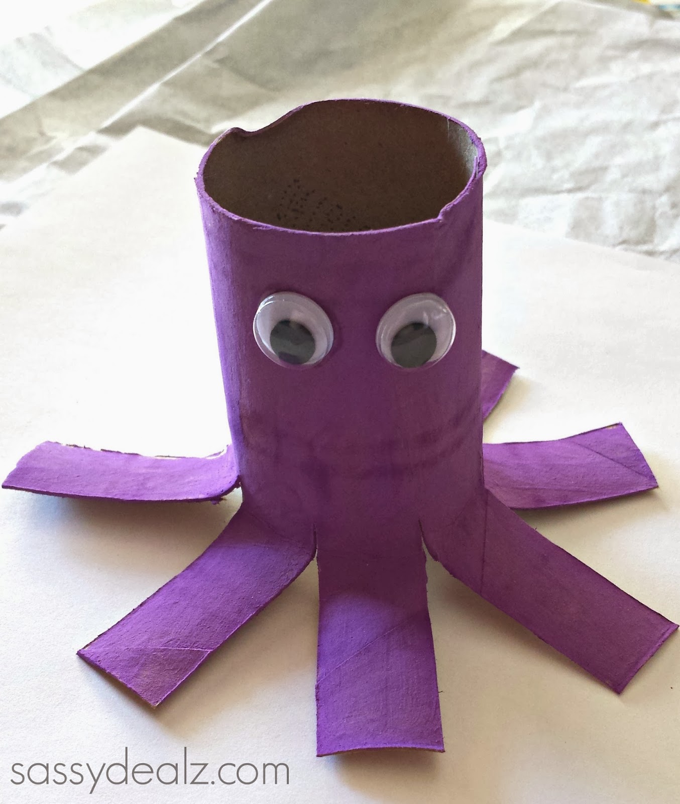 Octopus Toilet Paper Roll Craft For Kids - Crafty Morning