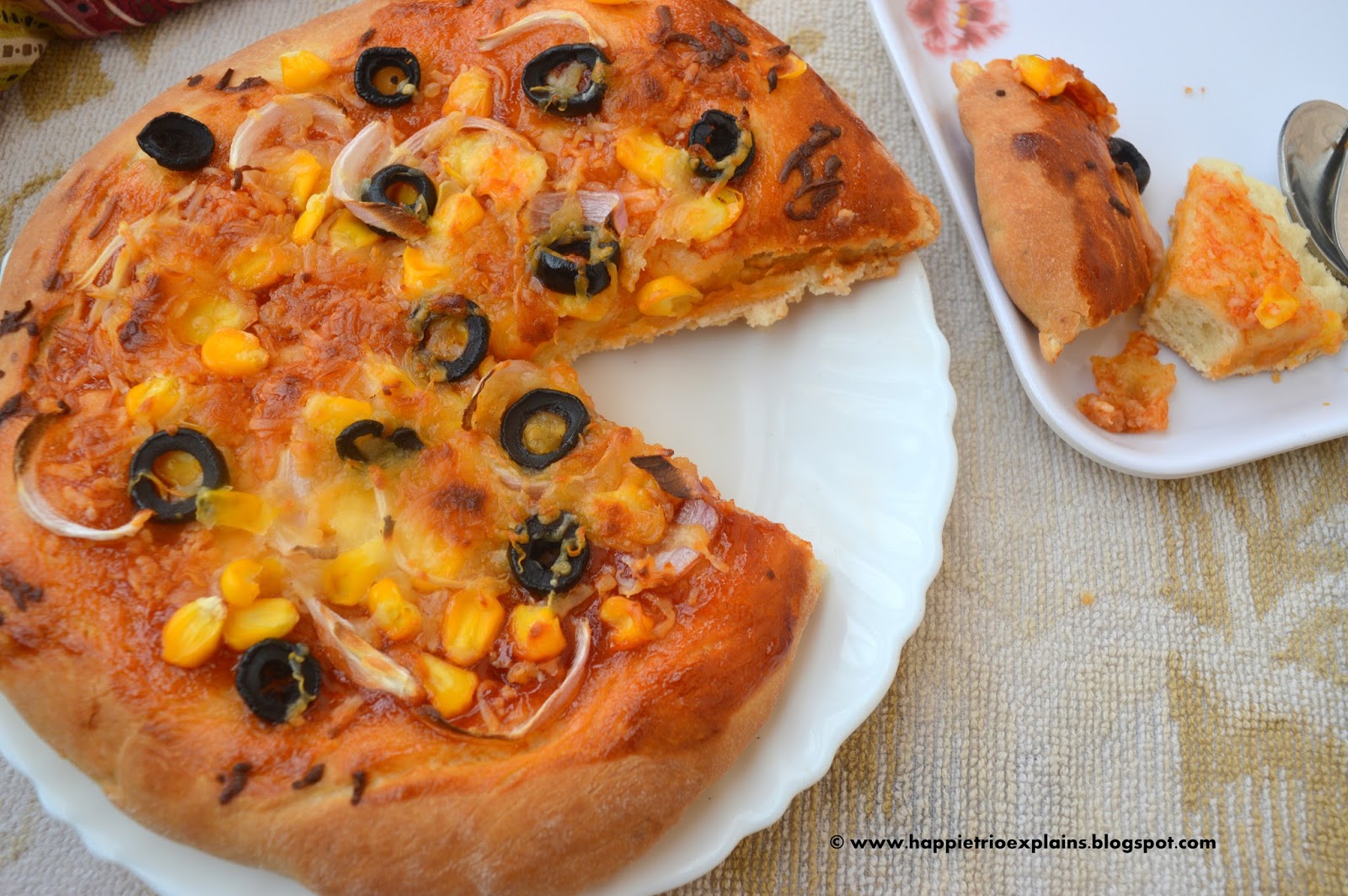 Sweet Corn Cheese Pizza Cook with Sharmila