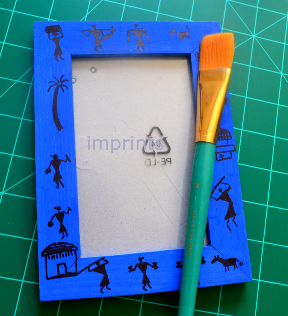 imprints handmade Gifts I love DIY photo frames painted